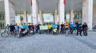 Bursa'da pedallar SMA hastası Mehmet Ayaz için döndü