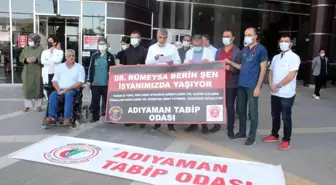 Doktorlar, Rümeysa Berin Şen için basın açıklaması yaptı