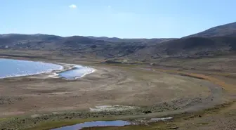 Kuraklık 'Ağrı'nın saklı cennet'i Balık Gölü'nü de vurdu