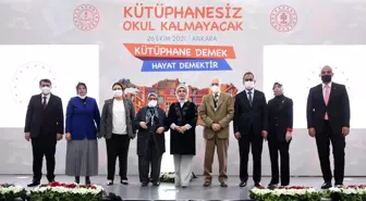 Emine Erdoğan, 'Kütüphanesiz Okul Kalmayacak Projesi' Tanıtım Toplantısı'na katıldı