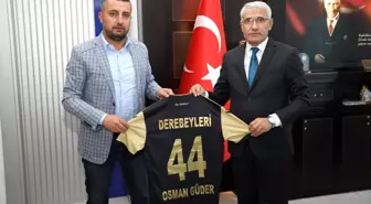 Taraftarlardan Başkan Güder'e ziyaret