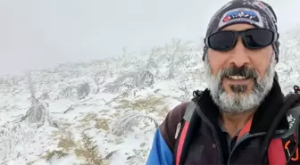 Türkiye'nin tek solo alpinisti Erdek Cennet, Akdağ'ın zirvesine tırmandı