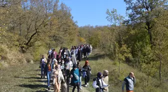 Üniversiteli gençlerden Küre Dağları Milli Parkı'nda doğa yürüyüşü