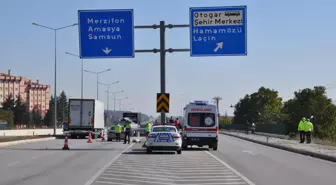 Amasya'da otomobilin çarptığı yaya öldü