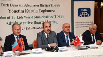 Türk Dünyası Belediyeler Birliği Başkanı Altay, yönetim kurulu toplantısında konuştu Açıklaması