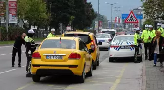 Ordu'da taksi sürücülerine kapsamlı denetim