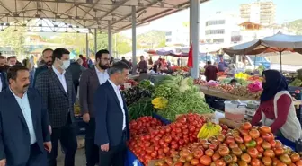 Başkan Bilgili, pazar esnafı ve vatandaşlar bir araya geldi