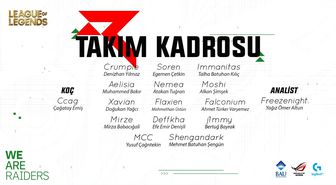 BAU Riders, 2022 sezonu LoL kadrosunu duyurdu!