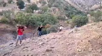 Derecik'te kış hazırlığı