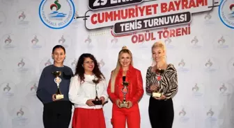 Pamukkale Belediyesi Tenis Turnuvası'nda kupalar sahibini buluyor