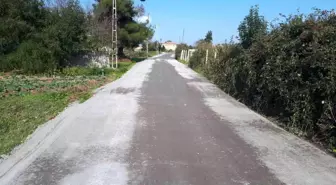 Bafra'ya sıkıştırılmış beton yol