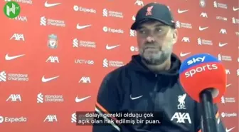 Jürgen Klopp: 'Yenilgi Gibi Hissettiriyor'