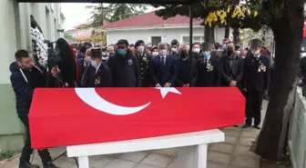 Tekirdağ'da vefat eden Kıbrıs gazisi son yolculuğuna uğurlandı