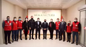 Kızılay'dan Vali Atay'a ziyaret