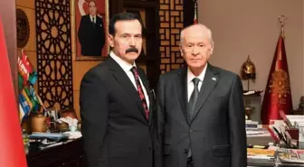 Cezaevinden tahliye olan Kürşad Yılmaz, MHP Lideri Devlet Bahçeli'yi ziyaret etti