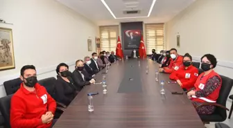 Kızılay heyetinden Vali Orhan Tavlı'ya ziyaret