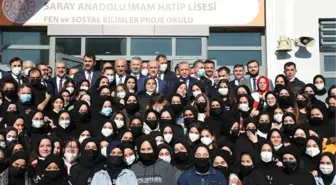 CUMHURBAŞKANI ERDOĞAN'DAN LİSE ZİYARETİ