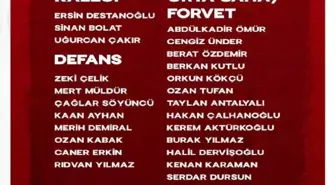 A Milli Futbol Takımı'nın Cebelitarık ve Karadağ maçlarının aday kadrosu açıklandı