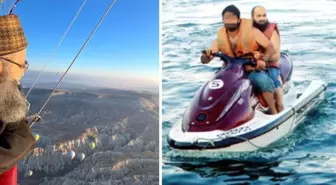 Jet-ski out, uçan balon in! Cübbeli Ahmet Hoca adrenalin seviyesini yükseltti