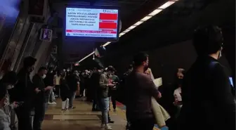 METRO SEFERLERİNDE AKSAMA YAŞANIYOR