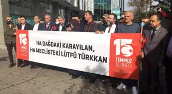 Şehit yakınları ve gazilerden Lütfü Türkkan'a tepki