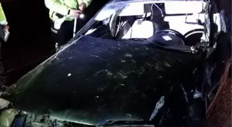 Son dakika! Takla atan otomobilin sürücüsü öldü
