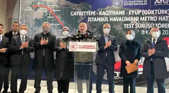 Test sürüşleri başladı! Gayrettepe İstanbul Havalimanı metro hattı, 2022'nin ilk çeyreğinde hizmete girecek