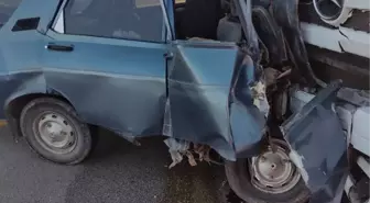 TIR ile çarpışan otomobilin sürücüsü öldü