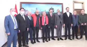 TOBB Başkanı Hisarcıklıoğlu Valilik, Belediye ve TSO'yu ziyaret etti