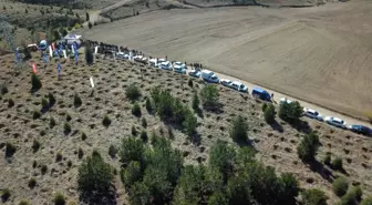 Kahramankazan'da fidanlar toprakla buluşturuldu