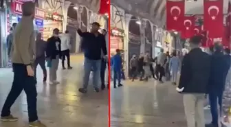 9'u 5 geçe krizi! Ata için saygı duruşunda bulunmayan adama esnaftan meydan dayağı