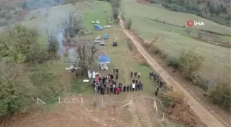 Sinop'ta 'Milli Ağaçlandırma Günü'nde kestane ormanına ilk fidanlar dikildi
