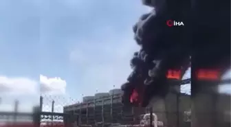 Meksika'da petrol rafinerisinde korkutan yangını