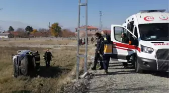 KAÇIRDIKLARI OTOMOBİLLE KAZA YAPAN 4 ÇOCUK YARALANDI