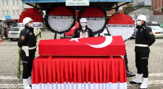 Kazada hayatını kaybeden bekçi için tören