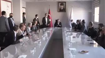 ŞANLIURFA - BİK Genel Müdürü Duran yerel gazetelerin sahipleriyle buluştu