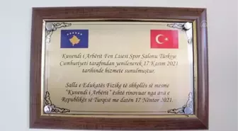 FERİZOVİK - Türk askerinden Kosova'da eğitime destek