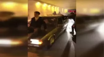 Son dakika haberi! Ataşehir'de düğün konvoyunda drift kamerada