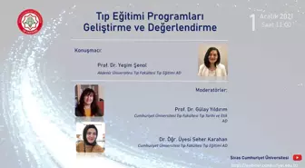 Tıp Eğitimi Programları Geliştirme ve Değerlendirme