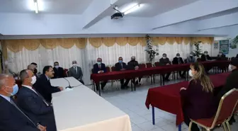 Valimiz Abdullah Ayaz Şehit Korhan Kuruçay Mesleki ve Teknik Anadolu Lisesini Ziyaret Etti