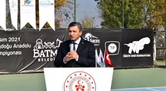 Doğu ve Güneydoğu Anadolu Tenis Takım Şampiyonası Rekor Katılımla Batman'da Başladı