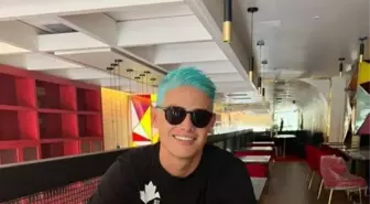 Farlı bir stil! Turkuaz saçlı James Rodriguez!