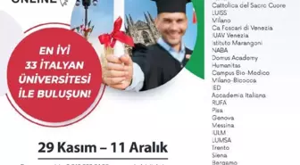 İtalyan üniversiteleri Türk öğrenciler ile online buluşuyor