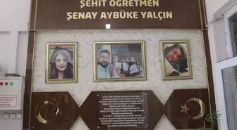 Son dakika haber | Şehit öğretmen Şenay Aybüke Yalçın görev yaptığı okulda anıldı