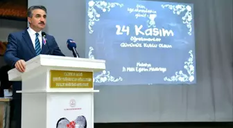 Vali Aydın Baruş, 24 Kasım Öğretmenler Günü Kutlama Programına Katıldı