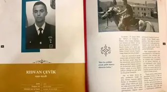 Ercişli Şehit Rıdvan Çevik'in adı kitapta yaşatılacak