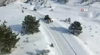 Erzincan'ın yüksek kesimleri beyaza büründü