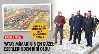 Başkan Altay ve Başkan Pekyatırmacı, Ardıçlı TOKİ'de incelemelerde bulundu