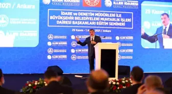 BAŞKAN GÜRKAN,İLLER İDARESİ GENEL MÜDÜRLÜĞÜ EĞİTİM SEMİNERİ'NE KONUŞMACI OLARAK KATILDI