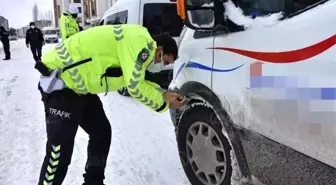 Şoförlere kış lastiği uyarısı